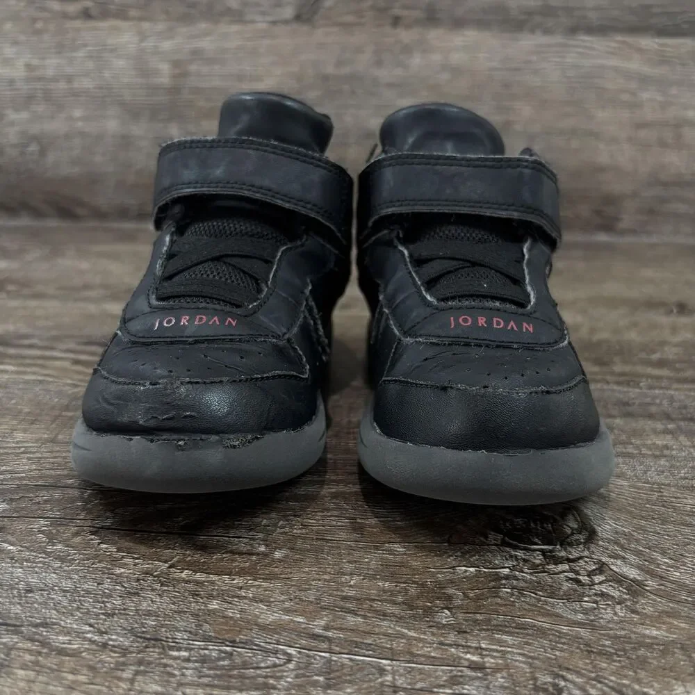Jordan Heritage BT Shoes Toddler 9C Black 23 Logo Nike Kids 886315-001